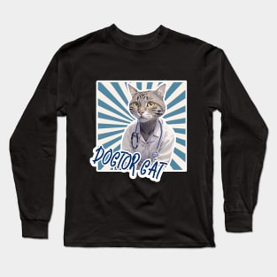 Doctor Cat Long Sleeve T-Shirt